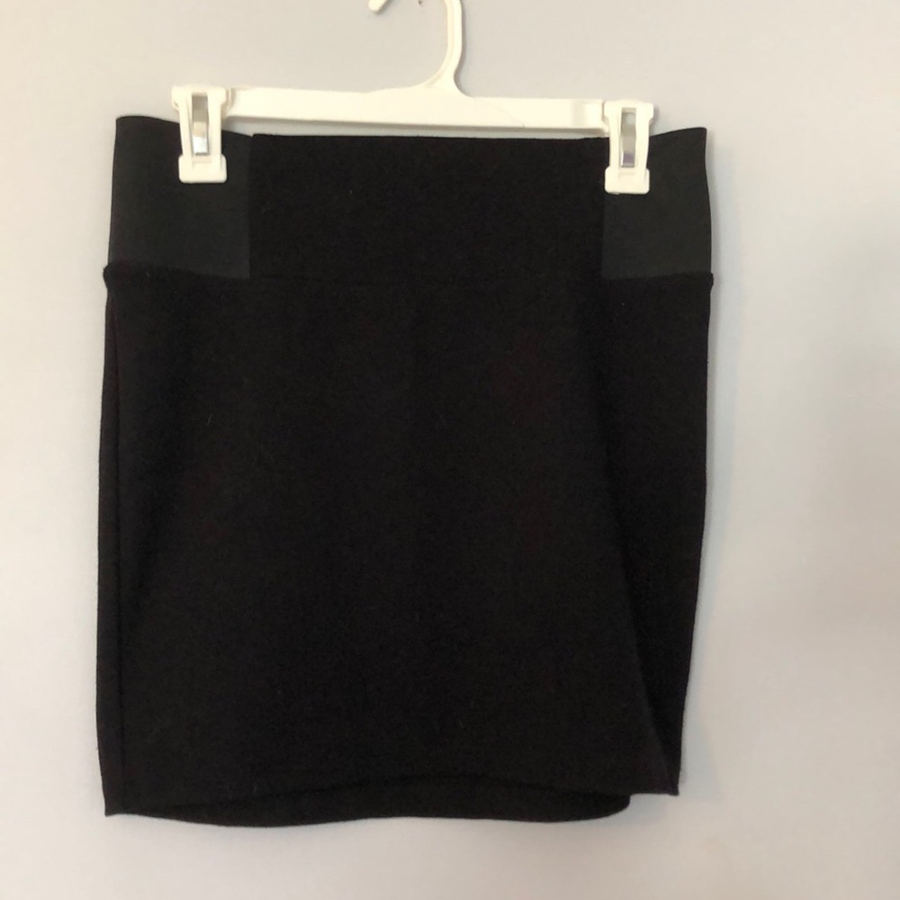 Black Stretchy Mini Skirt